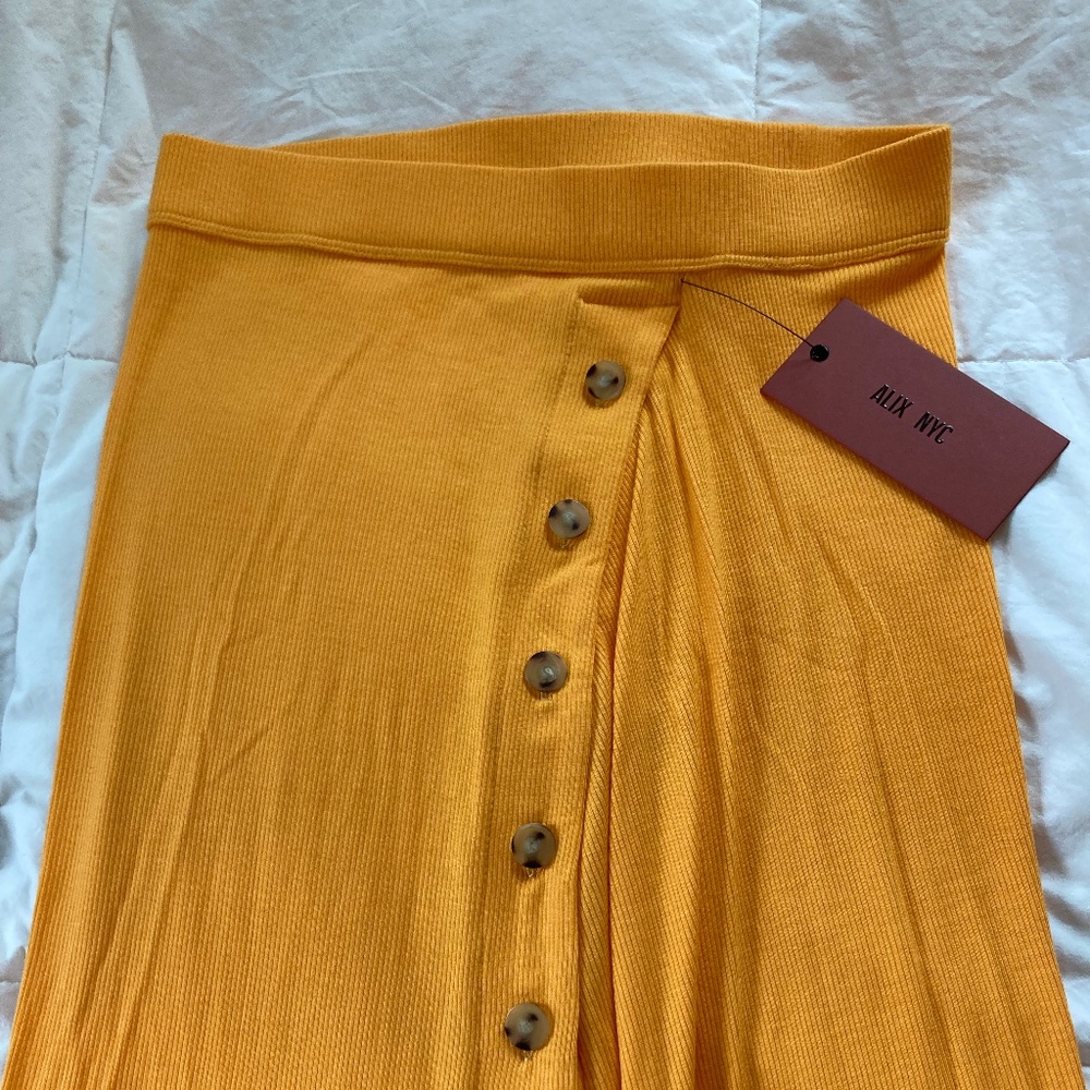 ALIX NYC Orange Skirt NWT
